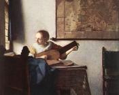 约翰尼斯 维米尔 : Woman with a Lute near a Window